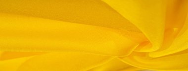 Doku arka plan deseni, sarı kumaş ipek. Krep sain o