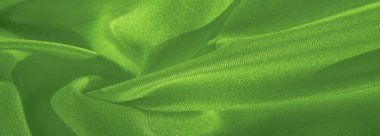 Doku, arka plan, desen, ipek yeşil kumaş. Krep saden üzerinde 