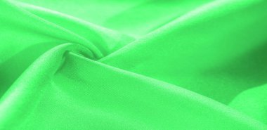 Doku, arka plan, desen, yeşil renk ipek kumaş. Bu s