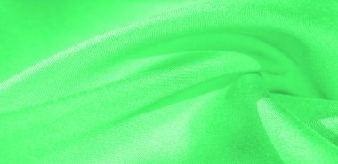 Doku, arka plan, desen, yeşil renk ipek kumaş. Bu s