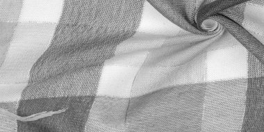 Doku, arka plan, ipek eşarp kadınsı siyah ve beyaz bir 