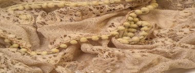 Doku, arka plan, desen, bej ipek, kadınsı, oluklu N