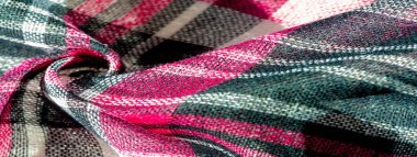 Doku, arka plan, desen, pr için kış sıcak yumuşak eşarp