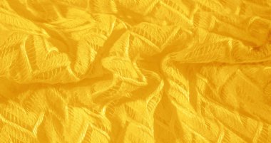 Doku, arka plan, desen, ipek kumaş, sarı, katmanlı dantel 