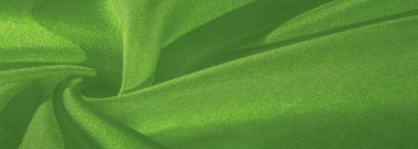 Doku, arka plan, desen, ipek yeşil kumaş. Krep saden üzerinde 