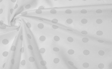 Dokulu arka plan, siyah ve beyaz polka nokta ipek kumaş. Bu