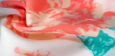 doku deseni pamuklu kumaş. Beyaz bir backgrou üzerinde çiçekler güller