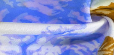 doku deseni pamuklu kumaş. Beyaz bir backgrou üzerinde çiçekler güller