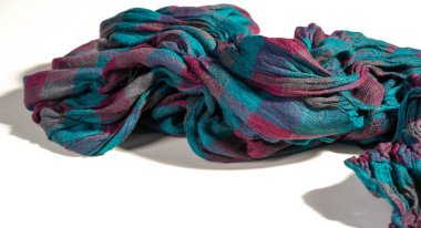 Doku Arka Plan, Kadın Eşarp Dokulu Gevrek Bez. Bir atkı