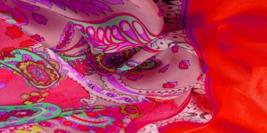 Doku, arka plan, paisley ipek kumaş, Hint temalar süslü t