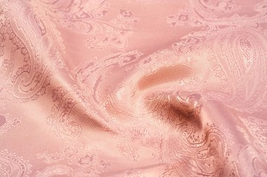 Doku, arka plan, desen. Bir desen o ile kumaş ipek bej