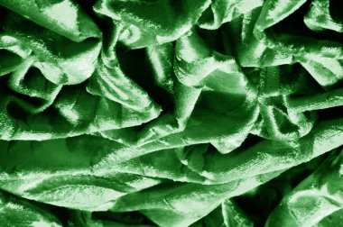 velor yeşil kumaş Kadife desen bir sünnetsiz altından oyulmuş