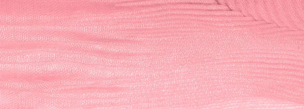 Υφή, φόντο, μοτίβο, ροζ μετάξι κυματοειδές θρυμματισμένο Fabri — Φωτογραφία Αρχείου
