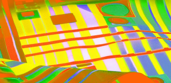 Modèle de texture. tissu de soie dans des formes abstraites géométriques. Souris — Photo