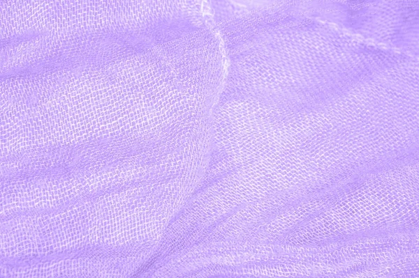 Tekstura, tło, wzór, liliowy falistość jedwabiu kruszonego Fab — Zdjęcie stockowe