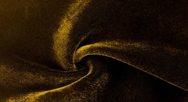 Текстура фона, рисунок. Желтый бархат — стоковое фото