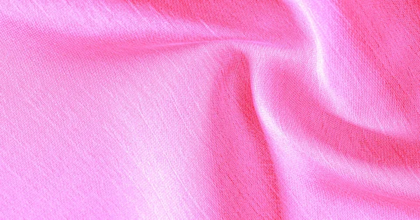 Fundo padrão textura papel de parede, tecido de seda rosa carmesim . — Fotografia de Stock