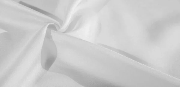 Textura, fondo, patrón, tela de seda de color blanco. Esto es... — Foto de Stock