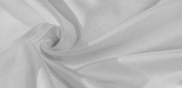 Texture, fond, motif, tissu de soie de couleur blanche. C'est... — Photo