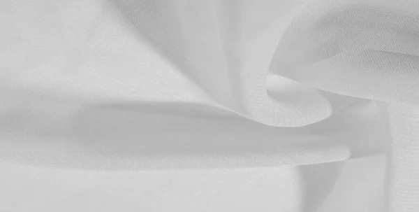 Textura padrão de fundo de tecido de seda branca. Este órgão de seda — Fotografia de Stock