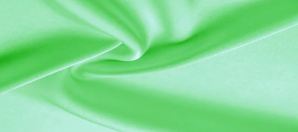 Textura de fundo, padrão. Tecido de seda verde esmeralda. Este wil — Fotografia de Stock