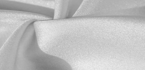Texture, sfondo, motivo, tessuto di seta di colore bianco. Questo è... — Foto Stock