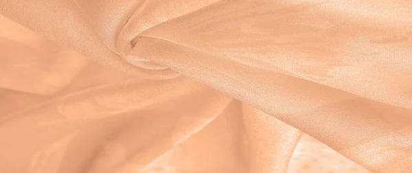 Texture, sfondo, motivo, tessuto di seta, beige. Il tuo proiettore — Foto Stock