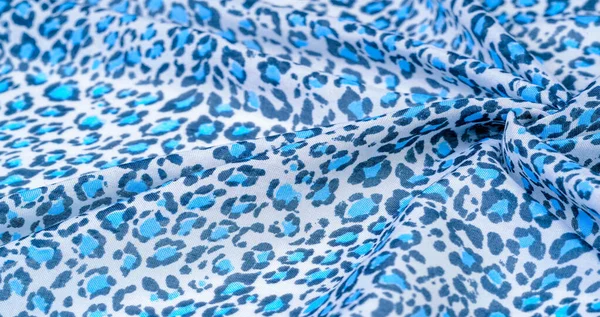 Texture, background, pattern, postcard, silk fabric, blue azure — Stock Photo, Image