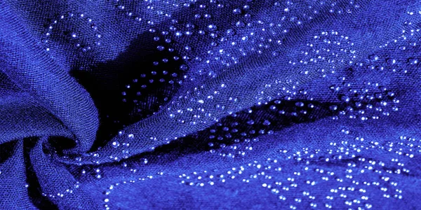 창접, 배경, 패턴, 엽서, 접착 된 유리와 파란색 실크 — 스톡 사진