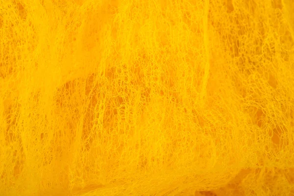 Fundo da textura, padrão. Malha de tecido amarelo. Ideal para sotaque — Fotografia de Stock