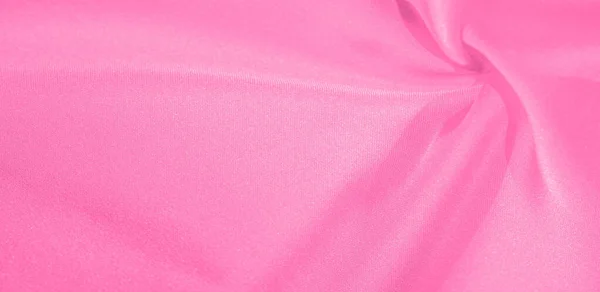 Textuur, achtergrond, patroon, roze zijde stof. Deze zijde is Inc — Stockfoto