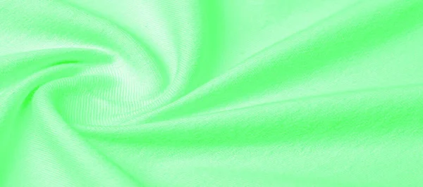 Texture, background, pattern. Knitted fabric Green. verdant lawn — Stock Photo, Image