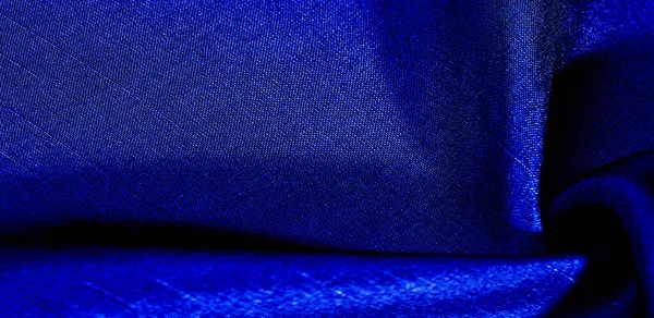 纹理，背景，图案，蓝色，织物。棉织物 — 图库照片