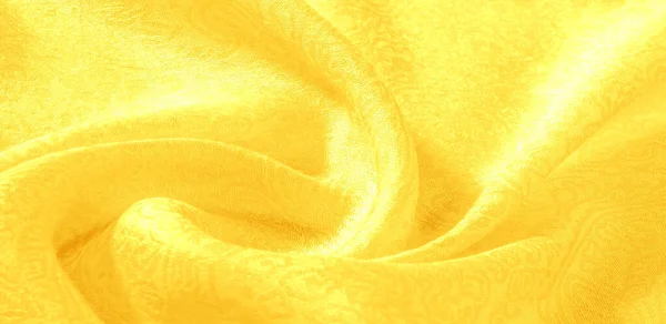 Textuur achtergrond patroon stof Floral ornament geel. Deze c — Stockfoto