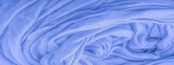 Texture, background, pattern, postcard, silk fabric, sky blue co — Stock Photo, Image