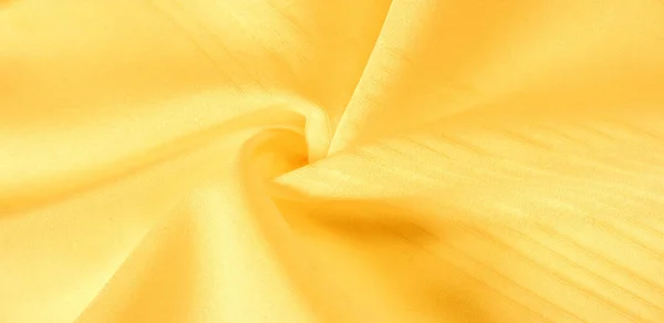 Textura de fondo, patrón. tela de seda amarilla. De Telio, esto... —  Fotos de Stock