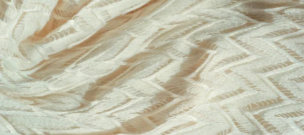 Textúra, háttér, minta, selyem szövet, rakott csipke tüll, p — Stock Fotó