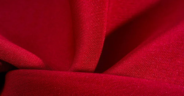 质地， 背景， 图案， 红色深红色丝绸织物这非常 — 图库照片