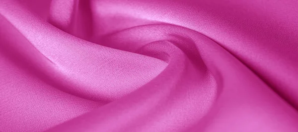 Textura. Tejido de seda rosa. brillo brillante y característica —  Fotos de Stock
