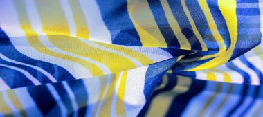 Arka plan dokusu. çok renkli çizgili ipek kumaş. Meksika co