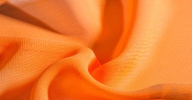arka plan, desen, doku, Turuncu ipek kumaş parlak bir