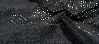 doku, arka plan, desen, kartpostal, yapıştırılmış gl ile siyah ipek