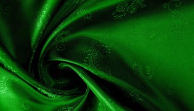 Doku, arka plan, desen Yeşil ipek şifon kumaş bir pa ile