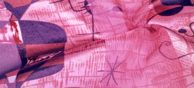 Arka plan dokusu Bir ipek baskı ile Evrensel georgette, drawin