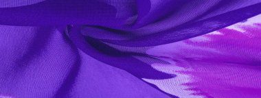 Doku, arka plan, kırmızı çiçek baskılı mavi ipek kumaş. Y