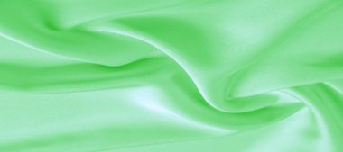 arka plan dokusu, desen. Yeşil zümrüt ipek kumaş. Bu wil