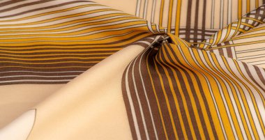 Doku, arka plan, desen, kahverengi renk ipek kumaş, geomet