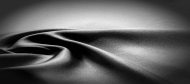 doku, arka plan, desen. Siyah ipek kumaş. Bu siyah ve