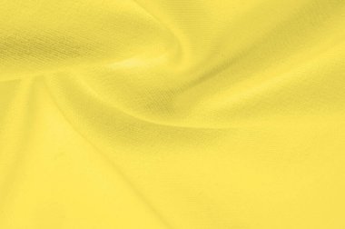 Doku arka plan deseni. Örme kumaş Sarı. Batma, xan