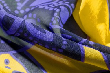 doku arka plan desen duvar kağıdı. mavi siyah sarı ipek fab